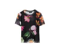 Desigual Damen Ts_des Moines T-Shirt, Schwarz, Medium