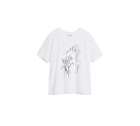Desigual Damen 25SWTKAB T-Shirt, White, M