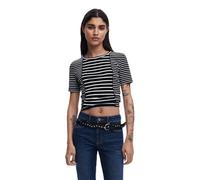 Desigual Damen 25SWTKAK T-Shirt, Black, M