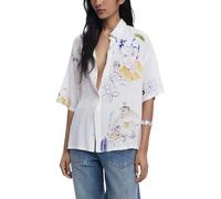 Desigual Damen 25wwcwx1 Bluse, Weiß, S EU