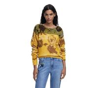 DESIGUAL MAGLIONE DONNA GIALLO