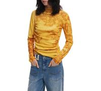 Desigual Damen 25wwjf38 Pullover, Gelb, XL EU