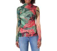Desigual Damen 25wwjf48 Pullover, Grün, XL EU