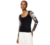 Desigual Damen 25wwtk30 Bluse, Schwarz, M EU