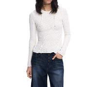 Desigual Damen 25wwtk41 Bluse, Weiß, M EU
