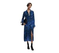 Desigual Damen 25wwvw23 Lässiges Kleid, Blau, XS EU