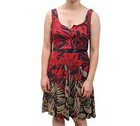 Desigual Damen A-Linie Kleid JASMINE, Knielang, Rot (SANGRIA 3161), Gr.L(Herstellergröße: XL)