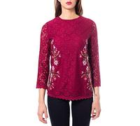 Desigual Damen Blouse Mila Bluse, per Pack Rot (Rojo Oscuro 3029), X-Small (Herstellergröße: XS)