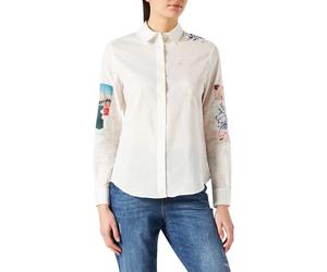 Desigual Damen Bluse „Kioto Heart“ - Weiß 22SWCW28 GR. M