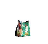 Desigual Damen Bols_virtual Pink Butane Umh ngetasche, Grün, Einheitsgröße EU