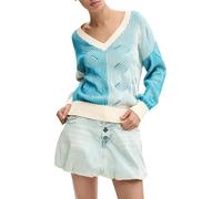 Desigual Damen Bristol Sweatshirt, blau, 32