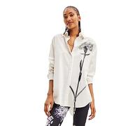 Desigual Damen Cam_Siena Blouse, Weiß, L/ XL EU