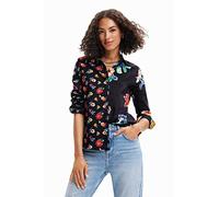 Desigual Damen Cam_singapur 2000 Shirt, Schwarz, S EU