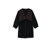 Desigual Damen Vest_marian, 2000 Black, Casual Dress, Schwarz, XXL EU