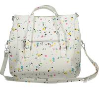 Desigual Damen „Fantastic“ - Weiß mit Farbspritz-Design 22WAXPB6 Handtasche