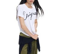 Desigual Damen Florencia T-Shirt, weiß, Medium