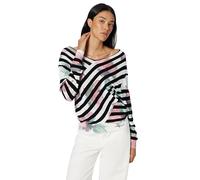 Desigual Damen Helsinki Sweatshirt, Schwarz, 38