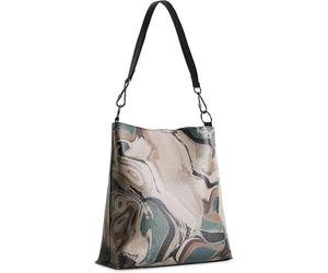 Desigual Damen „Inca Bu“ - Braun mit Camouflage-Muster 22WAXPB1 Handtasche