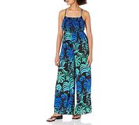 Desigual Women's JAMPSUIT_TROPI 5010 Bikini Set, Blue, XL
