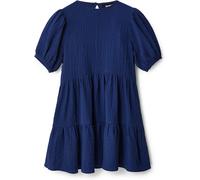 Desigual Damen Kleid - Blaues Kleid mit Puffärmeln 22WWVW735010 GR. XS