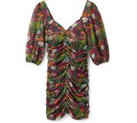 Desigual Damen Kleid - Mehrfarbiges Kleid mit Blumendruck 22WWVW479019 GR. M