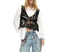 Desigual Damen Lirio T-Shirt, weiß, Large