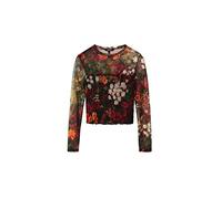 Desigual Damen Long Sleeve T-Shirt, Material Finishes, XL EU