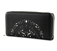 Desigual Damen Mone Tribal Zip Around Geldbörse Schwarz (Negro)