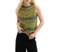Desigual Damen Praga T-Shirt, grün, X-Small