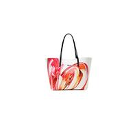 Desigual Damen Pu SHOPPING BAG, Weiß, U EU