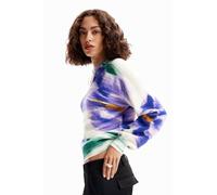 Desigual Damen Pullover_ebro Sweater, Weiß, L EU