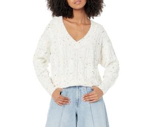 Desigual Damen Pullover_Lucca Sweater, Weiß, M EU