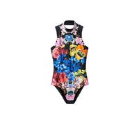 Desigual Damen Schwarz MultiÄrmelloses Oberteil XL