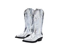 Desigual Damen Shoes 4 Woman Knit MID Half Fashion Boot, Black, 39 EU