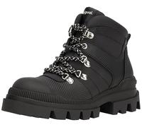 Desigual Damen Shoes 4 Woman Nylon Flat Fashion Boot, Black, 39 EU