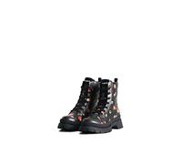 Desigual Damen Shoes_Boot_Flowers Hunting Shoe, Black, 36 EU