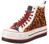 Desigual Damen Shoes_Crush_Animal Sneaker, Multicolor, 36 EU