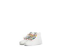 Desigual Damen Shoes_Fancy HIGH_Laces 1000 White Sneaker, 41 EU
