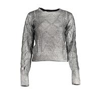 Desigual Damen Silver Jers_johanna 2032 Silver Pullover Sweater, Schwarz, S EU