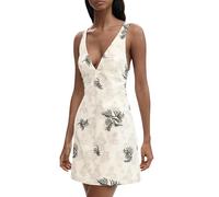 Desigual Damen Sol Xxsru Kleid, Weiß, XS EU