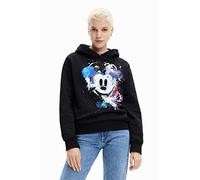 Desigual Damen Sweat_mickey 2000 Sweatshirt, Schwarz, L EU