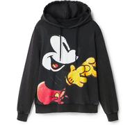 Desigual Damen 2022gray Rental Sweat_mickey Vintage 2022 Gray Rental Sweater, Schwarz, S EU