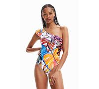Desigual Damen Swim_medewi 1000 Bikini Set, Weiß, L EU