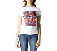 Desigual Damen T-Shirt „Biarritz Patch“ - Weiß 22SWTK93 GR. M