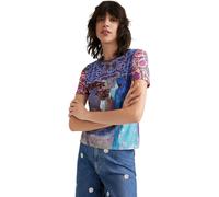 Desigual Damen T-Shirt „Orana Gauguin“ - Mehrfarbig 22SWTKAG GR. XL