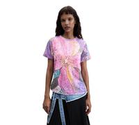 Desigual Damen-T-Shirt, Rot, Größe XL