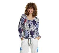 Desigual Damen Verona Bluse, Blau (Navy 5000), Small (Herstellergröße: S)
