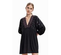 Desigual Damen Vest_creta 2000 Dress, Schwarz, M EU