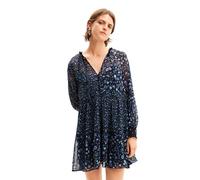 Desigual Damen Vest_Duque Dress, Blau, M EU
