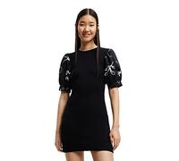 Desigual Damen Vest_kassandra, 2000 Black Casual Dress, Schwarz, S EU